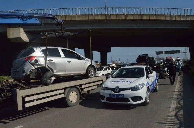 Trabzon’da Trafik Kazası: 1 Yaralı