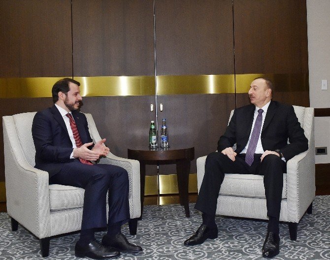 Berat Albayrak, Azerbaycan Cumhurbaşkanı Aliyev Tarafından Kabul Edildi