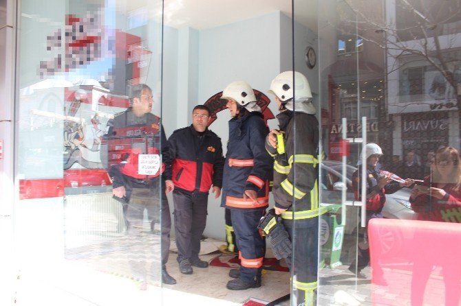 Ünye’de Yangın Paniği
