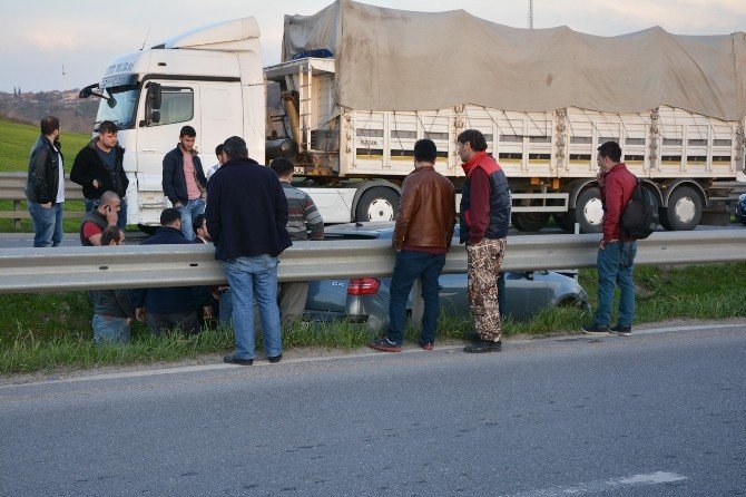 Bafra’da Kaza: 2 Yaralı