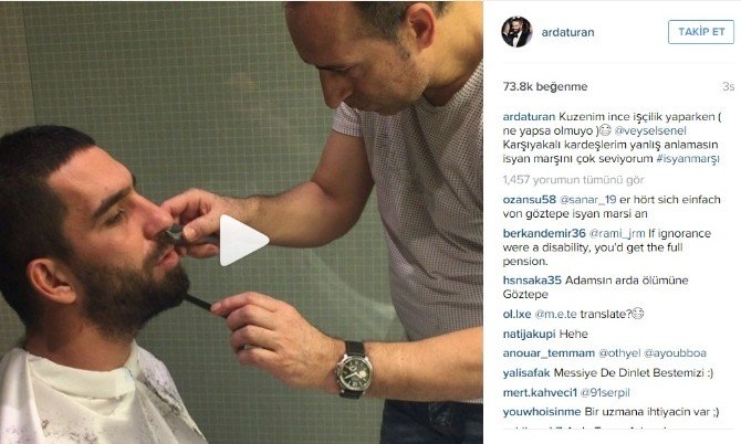 Arda Turan’dan Göztepe Marşı