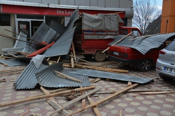 Giresun’da Şiddetli Rüzgar Etkili Oldu