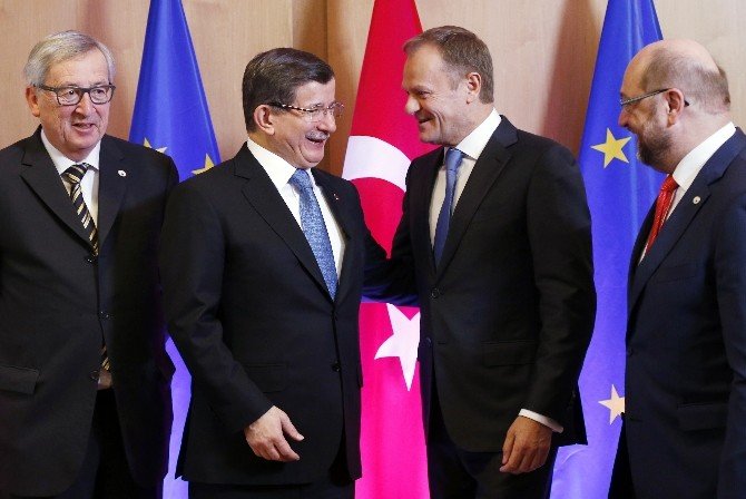 Davutoğlu Ab Liderleriyle Dörtlü Görüşmede Bir Araya Geldi