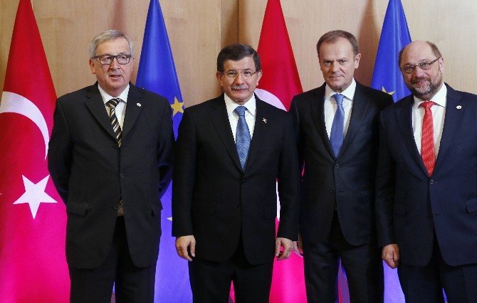 Davutoğlu Ab Liderleriyle Dörtlü Görüşmede Bir Araya Geldi