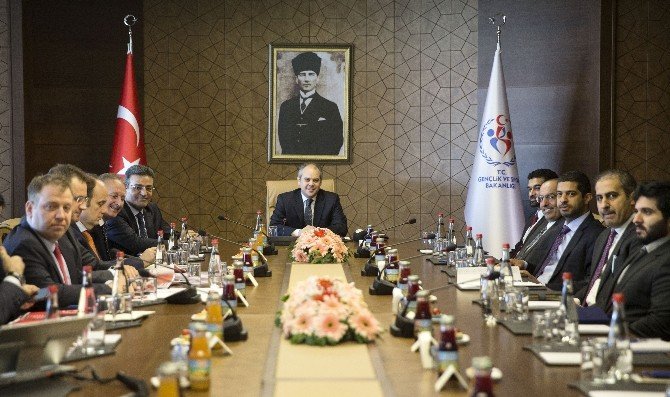 Bakan Çağatay Kılıç, Katar 2022 Dünya Kupası Yüksek Komitesi Heyetini Kabul Etti