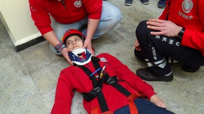 Afad Ve Umke’den Bilecik Şeyh Edebali Üniversitesinde Tatbikat