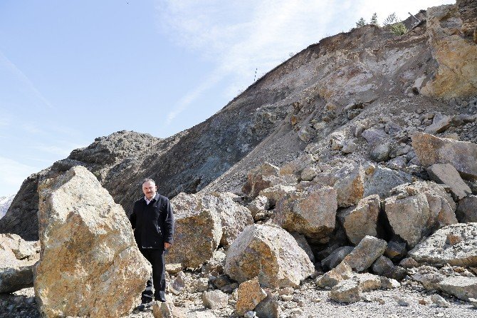 Gümüşhane’de Heyelan