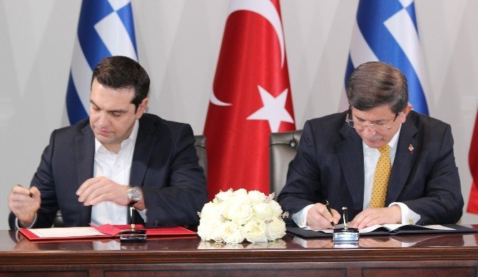 Davutoğlu-çipras Ortak Basın Toplantısı