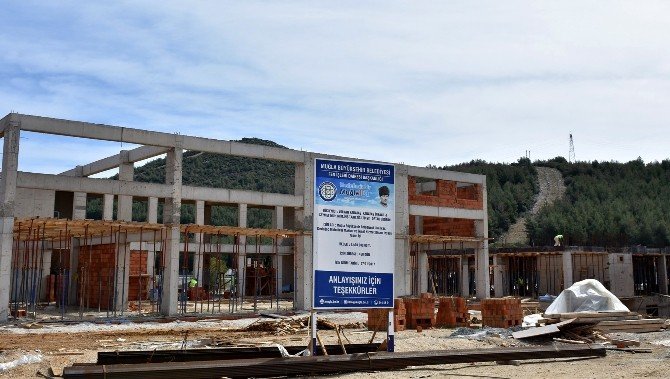 Büyükşehir Makine Ve İkmal Binası İnşaatı Yükseliyor