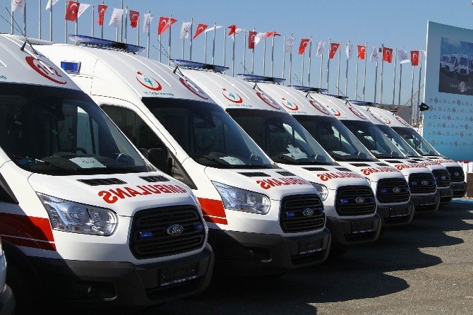 836 Ambulansın Üçüncü Dağıtımı Samsun’da Yapıldı