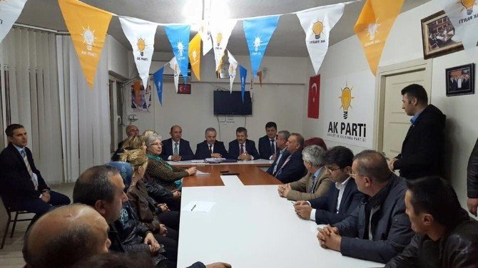 Ak Parti Teşkilatı Bölge Sorumlusu Ali Temur Kozlu Teşkilatını Ziyaret Etti