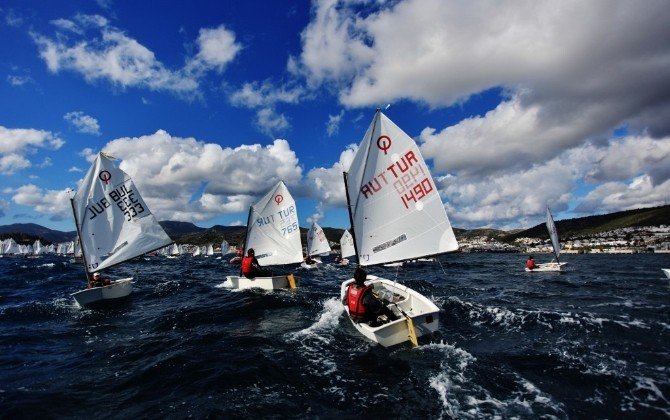 Bodrum Açıkları Beyaza Büründü