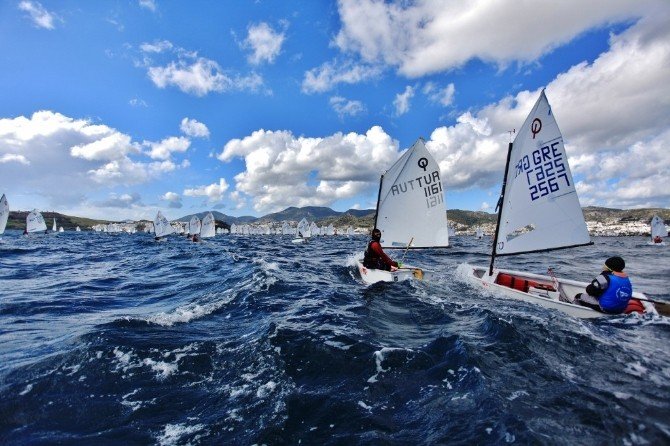 Bodrum Açıkları Beyaza Büründü