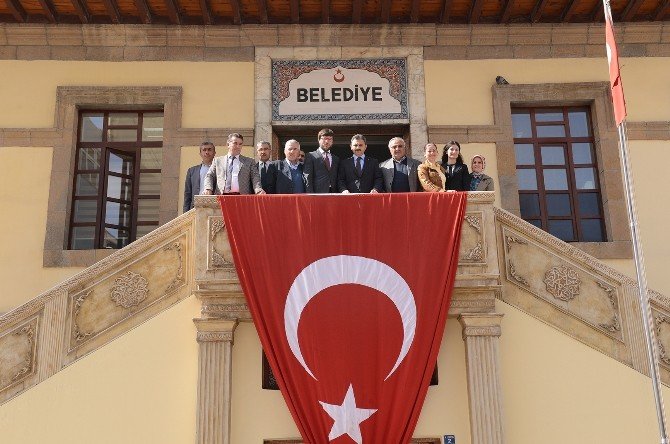 Mecitözü Heyetinden Başkan Külcü’ye Ziyaret