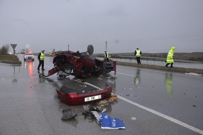 Sungurlu’da Trafik Kazası: 2 Yaralı