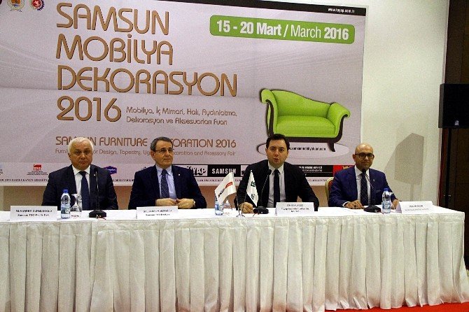 Samsun Mobilya Ve Dekorasyon Fuarı Yarın Açılıyor
