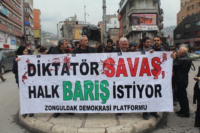 Zonguldak Teröre Tepki İçin Yürüdü