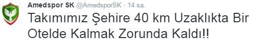 Amedspor Kafilesi Güvenlik Nedeniyle Şehir Dışında Konaklıyor