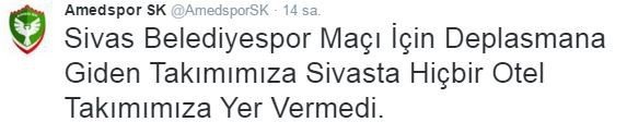 Amedspor Kafilesi Güvenlik Nedeniyle Şehir Dışında Konaklıyor