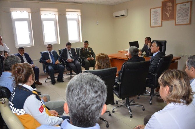 Kaymakam Mehmet Aksu Hastaneyi Ziyaret Etti