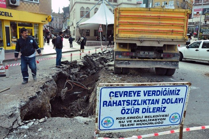 Kdz. Ereğli Belediyesi Su Taşkınlarına Önlem Alıyor