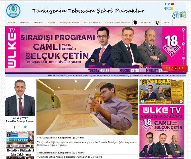 Pursaklar Belediyesi Kurumsal Siteyi Yeniledi
