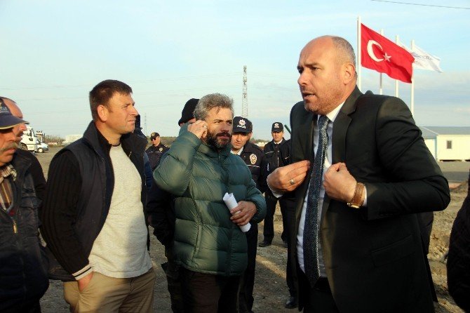 “Lojistik Köy” Şantiyesinde Gerginlik