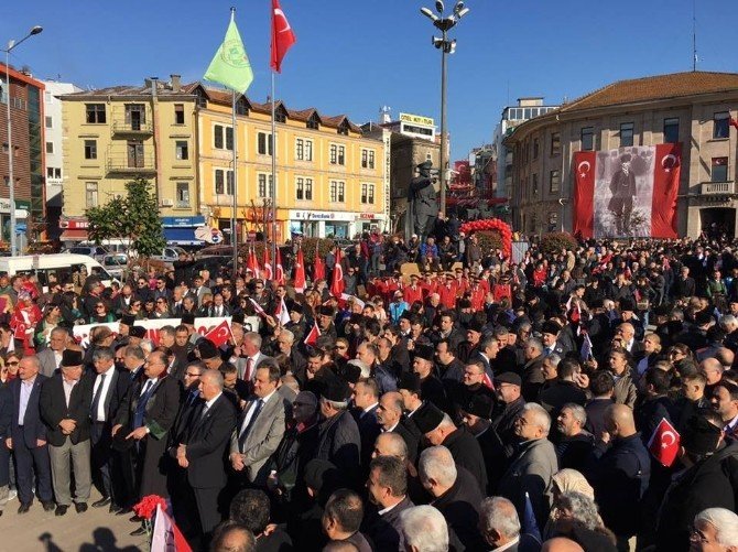 Giresun’da Teröre Karşı Birlik Yürüyüşü