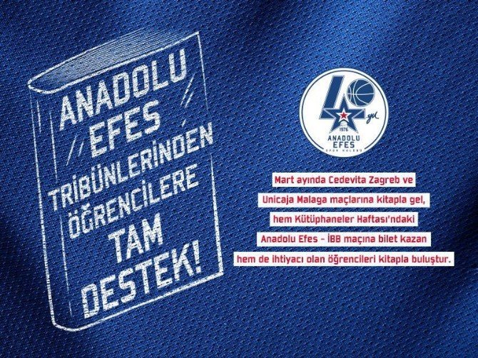 Anadolu Efes Tribünlerinden Öğrencilere Tam Destek