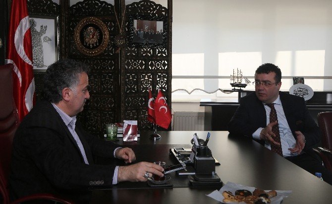 Taşçı’dan Mhp’ye Ziyaret