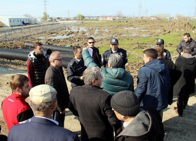 “Lojistik Köy” Eyleminde 5 Gözaltı