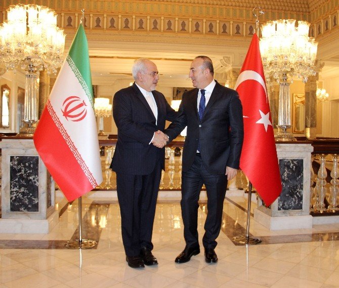 Dışişleri Bakanı Çavuşoğlu, İran Dışişleri Bakanı Zarif İle Bir Araya Geldi