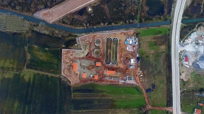 Karasu Atıksu Arıtma Tesisi Çalışmaları Sürüyor