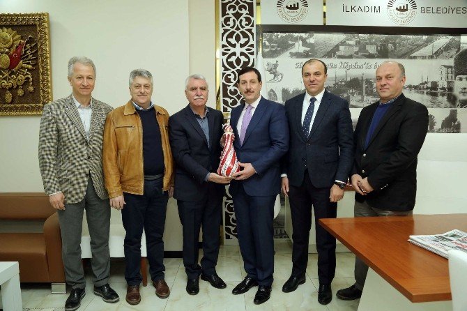 Samsunspor’dan Başkan Tok’a Teşekkür Ziyareti