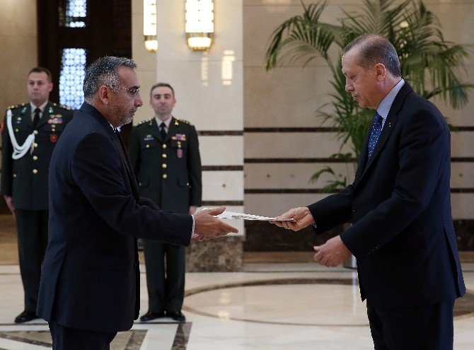 İran İslam Cumhuriyeti Büyükelçisi’nden Cumhurbaşkanı Erdoğan’a Güven Mektubu
