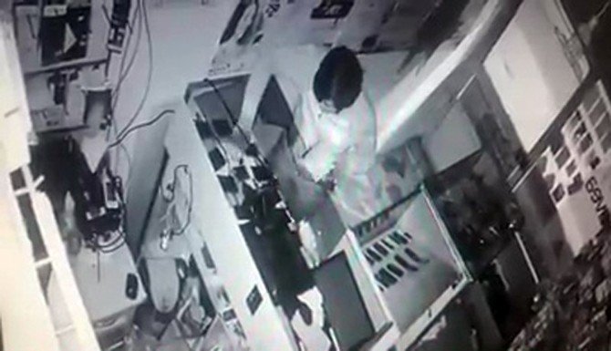 Hırsızın Rahatlığı Şaşkına Çevirdi