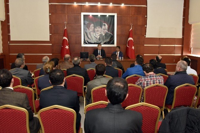 Gümüşhane Valisi Yücel Yavuz Lokanta Ve Kafeterya Esnafıyla Buluştu