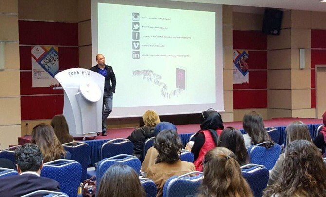 Tobb Üniversitesi Mimar Bahadır Kul’u Ağırladı