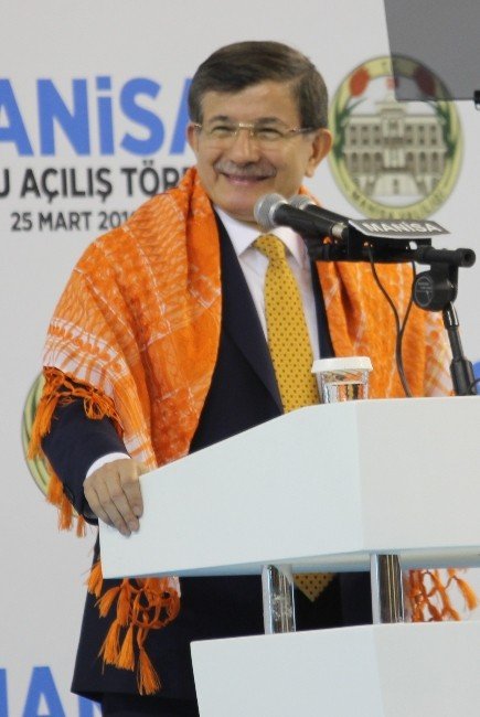 Başbakan Davutoğlu Manisa’da Toplu Açılış Törenine Katıldı