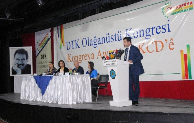 Demirtaş Dtk’nın Olağanüstü Kongresine Katıldı