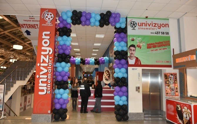 ’Univizyon Sinemaları Omü’de Açıldı