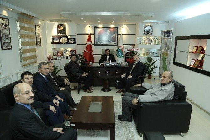 Din Görevlilerinden Başkan Tok’a Ziyaret