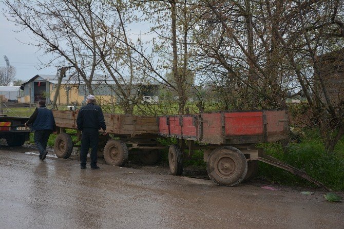 Bafra’da İlginç Kaza: 1 Yaralı