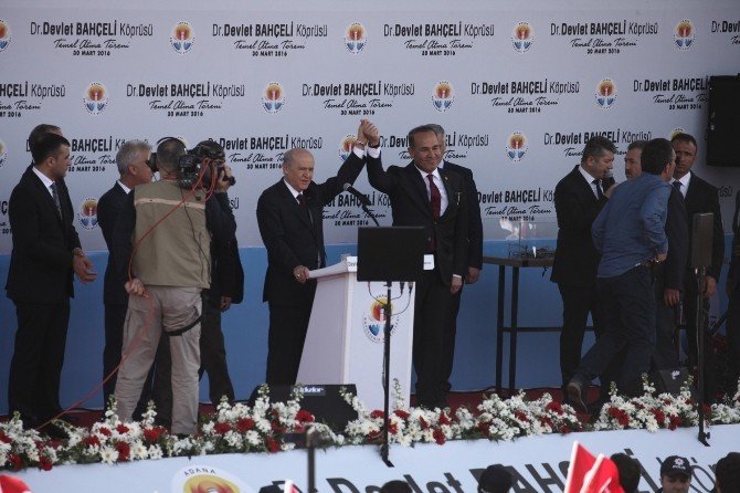 "Devlet Bahçeli Köprüsü"nün Temeli Atıldı