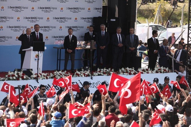 "Devlet Bahçeli Köprüsü"nün Temeli Atıldı