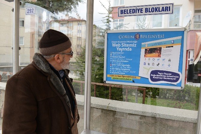 Çorum Belediyesi’nden Ulaşım Anketi