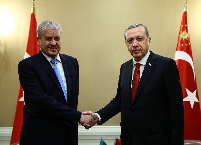Cumhurbaşkanı Erdoğan, Cezayir Başbakanı Sellal İle Görüştü
