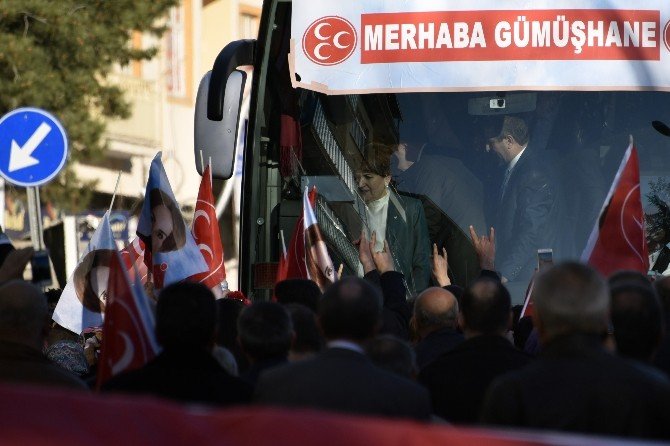 Meral Akşener Gümüşhane’de