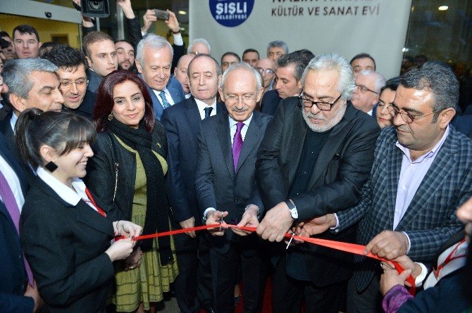 Kılıçdaroğlu, Şişli’de Nazım Hikmet Kültür Ve Sanat Evi Açılışına Katıldı