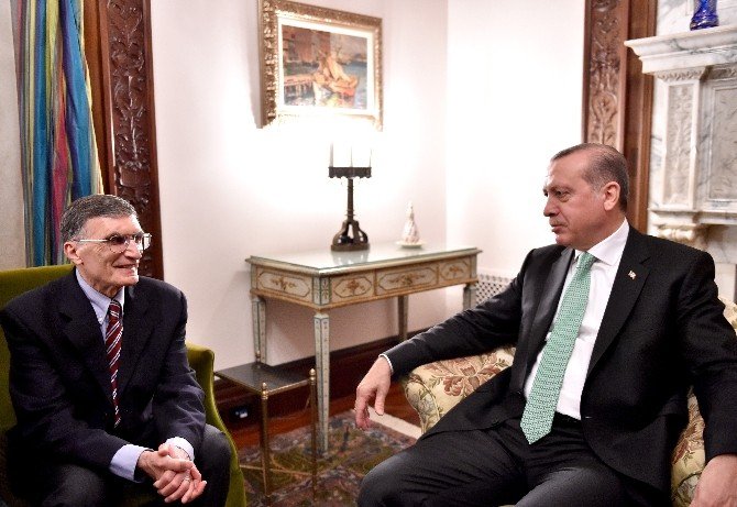 Cumhurbaşkanı Erdoğan, Aziz Sancar Ve Eşini Kabul Etti